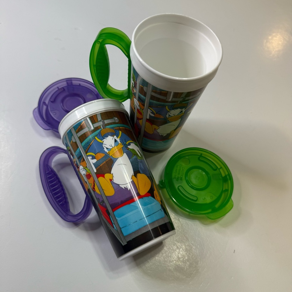 Disney Parks 2 Rapid Refill Collectible Souvenir Cups